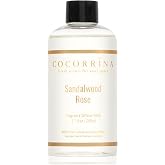 COCORR&Iacute;NA Refill - Sandalwood Rose 6.7 Fl.oz Reed Diffuser Refill with 8 Sticks