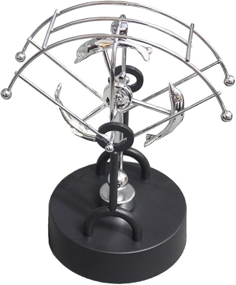 Amazon Co Jp Geocero物理学力学科学おもちゃ ニュートンのクレードル Kineticアート小惑星 Perpetual Motion バランスボールデスク玩具ホーム装飾 ホームオフィスデスクデコレーション シルバー ホーム キッチン