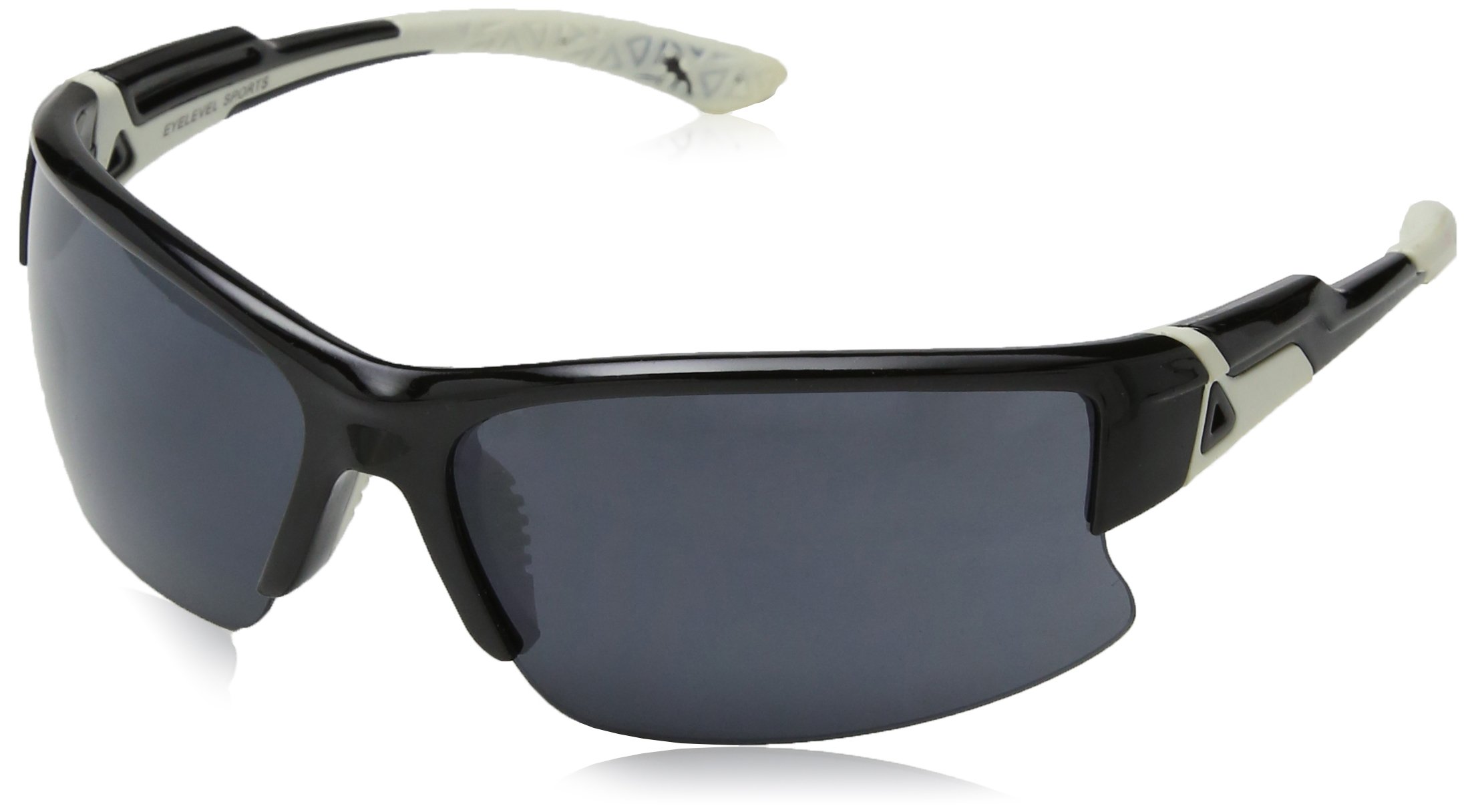 Eyelevel Pinnacle Sports Sunglasses for Men - Black/white Men’s Sunglasses - With UV400 Protection & CAT3 Lens