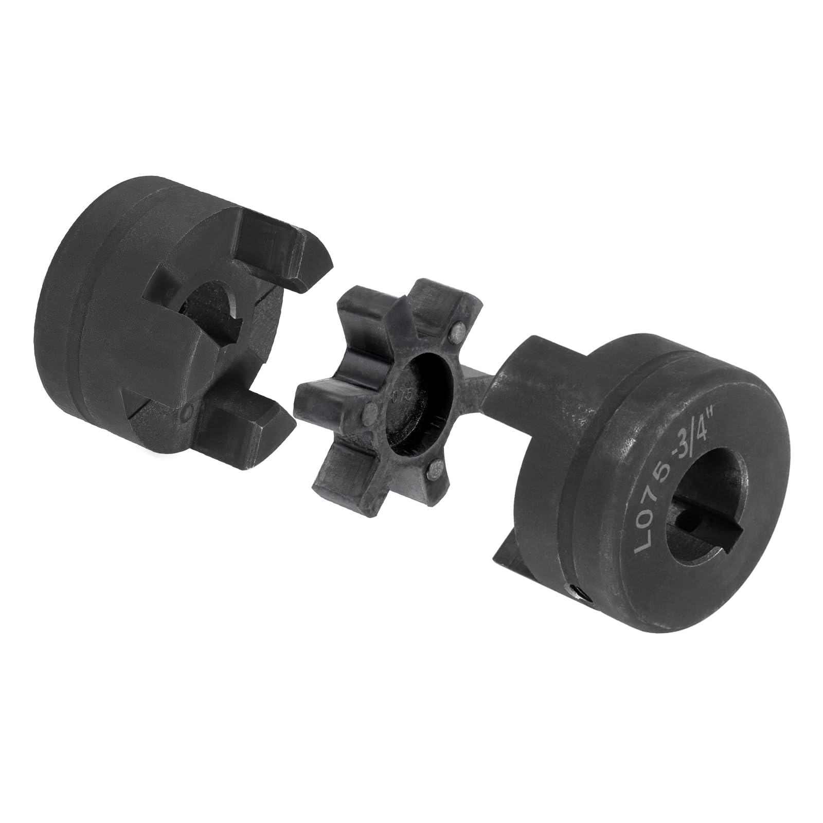 uxcell 3/4" to 7/8" L075 Flexible 3-Piece L-Jaw