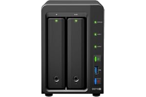 Synology DiskStation DS718+ NAS Server for Business with Intel Celeron CPU, 6GB Memory, 4TB SSD Storage, DSM Operating System