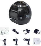 Mini 360 Grad Panorama Kamera 3D VR Live Video Vollansicht Aktion Sport Kamera 220 Weitwinkel wasserdichte DV HD 2448P Drahtlose Wifi 30fps 16MP DV Camcorder