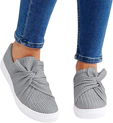 grey slip on shoes ladies