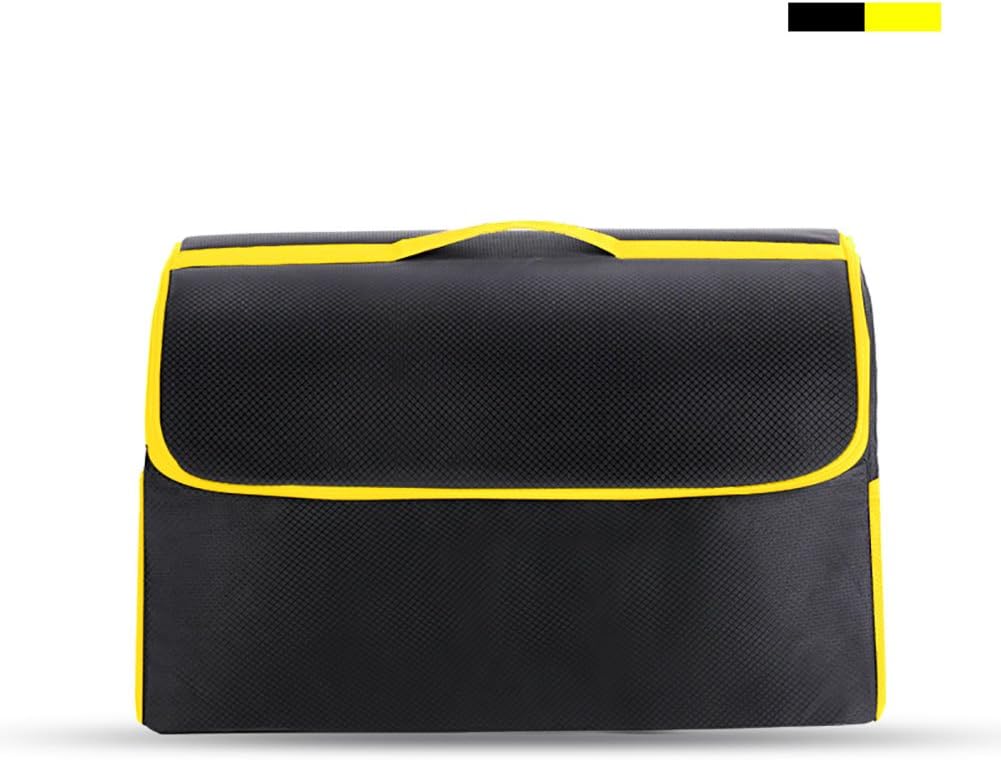 Car Boot Organiser Foldable Storage Trunk Organizer Collapsible Shopping Travel Holder For Car,Yellow [Energy Class A]