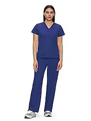 floralhue Scrubs for Women, V-Neck Scrubs Top