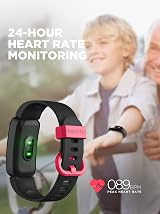 Vigor Kids Fitness Tracker Watch Heart Rate Sleep Monitor Pedometer view 4