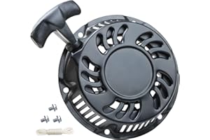 212 196 224 208 cc Recoil Pull Starter with Assembly w/Pulley Cup Compatible with Predator Champion Coleman Honda Westinghous