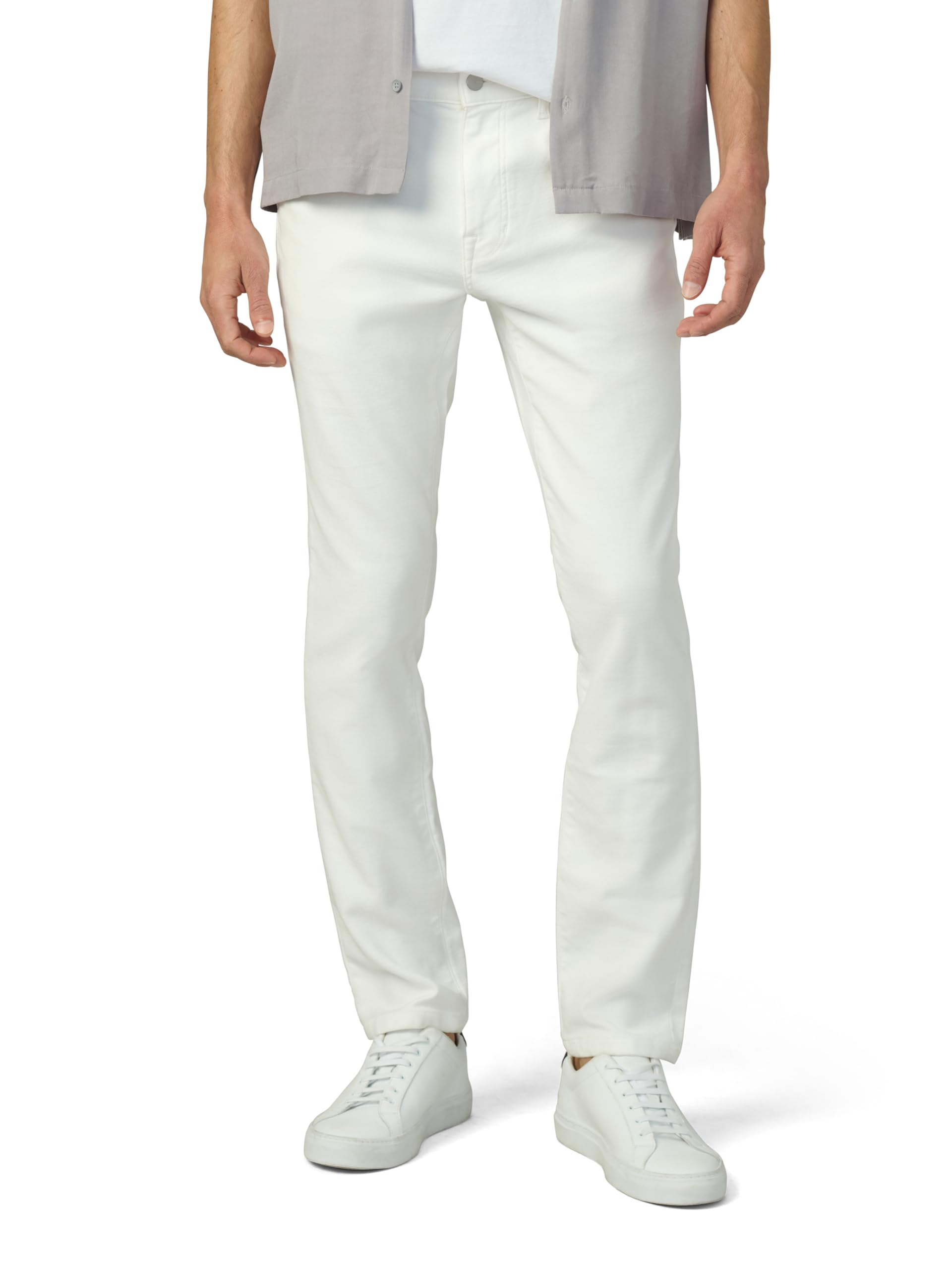 Joe’s Jeans Men’s Non-Denim Airsoft Asher Slim Leg French Terry Pant, Natural, 33