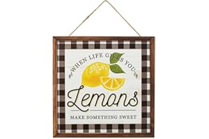 Craig Bachman, 10" Wooden Sign: Lemons/Life - Lemon Wood Sign AP8757
