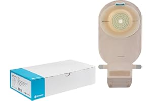 COLOPLAST SenSura Mio Convex Ostomy Pouch Drainable 3/8 to 2" Stoma 11 Inch Length, Maxi 1pc System Transparent Gray 16716, 10 Ct