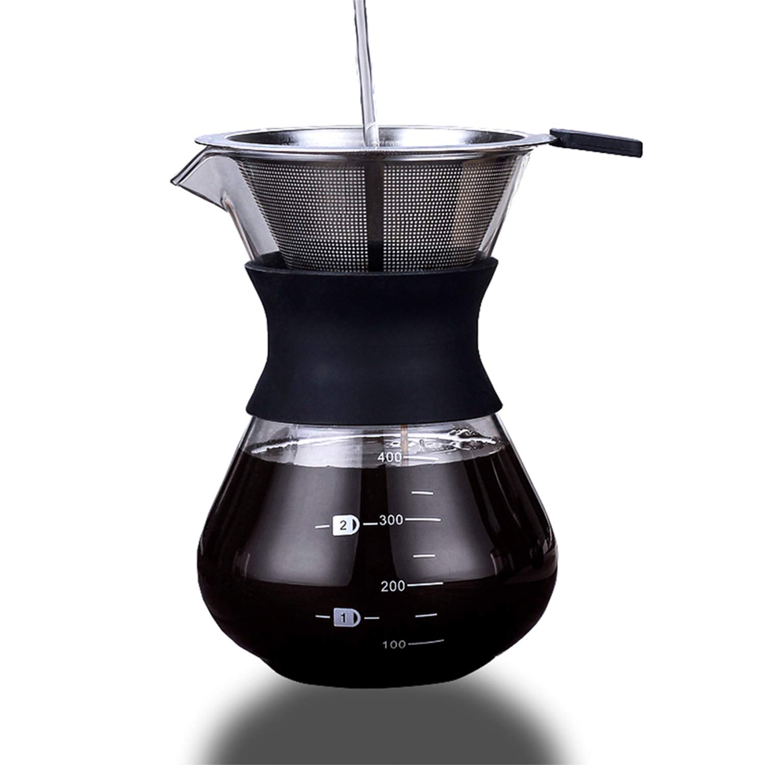 8 Cups, 34 oz Zulay Premium French Press Coffee Pot and Milk Frother
