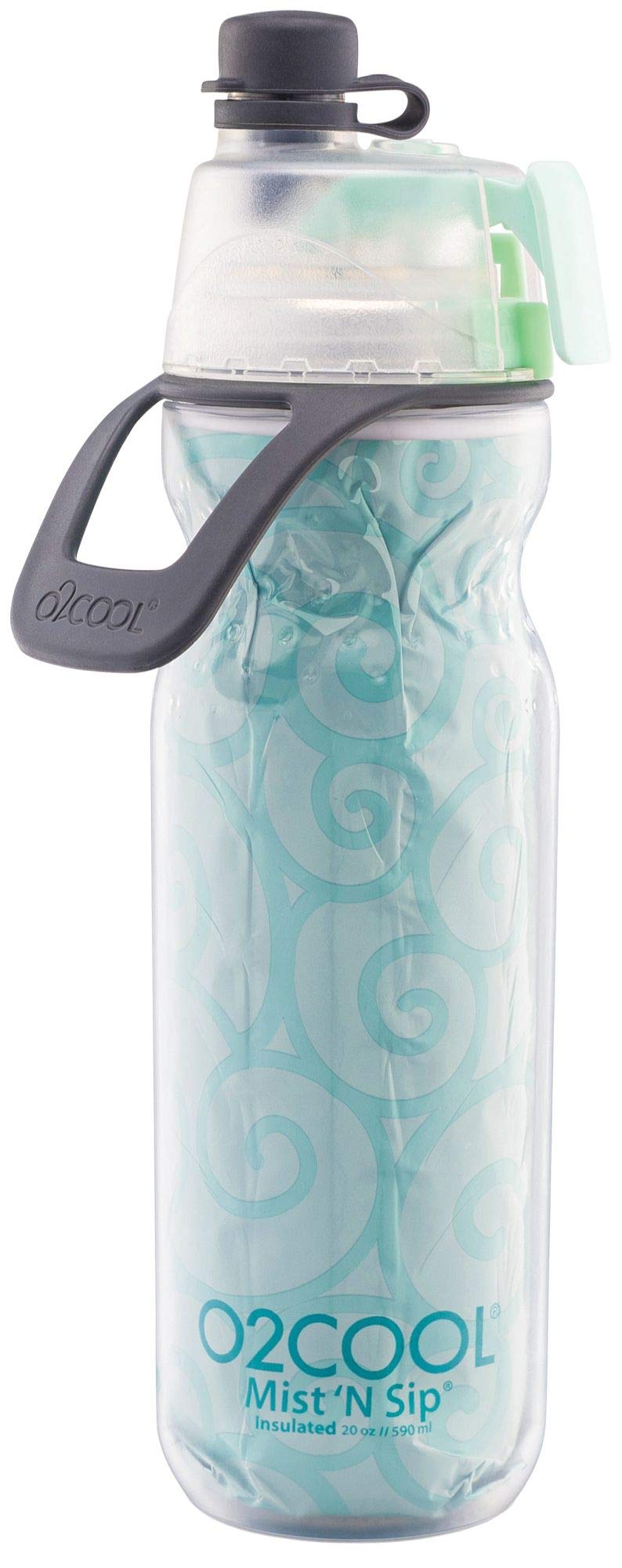 O2COOL Mist 'N Sip Misting Water Bottle 2-in-1 Mist