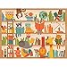 Petit Collage Floor Puzzle, Wild Reading, 24 pieces