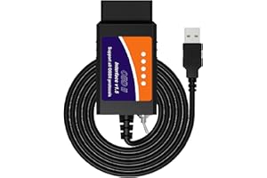 OBDMONSTER ELM327 OBD2 USB Adapter for Windows, ELMconfig Scanner with MS CAN/HS CAN Switch for Scan F150 F250 Car and Light Truck Check Engine Light, Diagnosis on Windows with V1.5 Chip