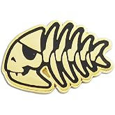 EvolveFISH FSM Jolly Pirate Fish Lapel Pin