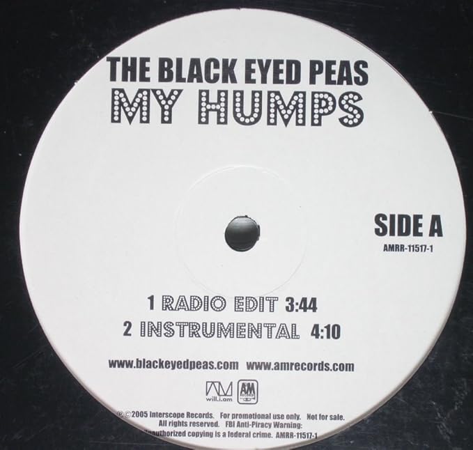 My Humps [12" VINYL] Black Eyed Peas