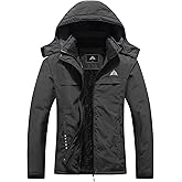 MOERDENG Women's Ski Jacket Warm Winter Coat Hooded Snowboarding Jackets Waterproof Mountain Windbreaker for Hiking Traval