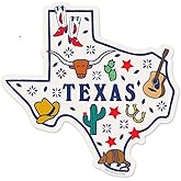 Texas Sticker USA States Decal for Wall, Laptop, Cell, Truck Sticker for Windows, Cars, Trucks 5" Inch