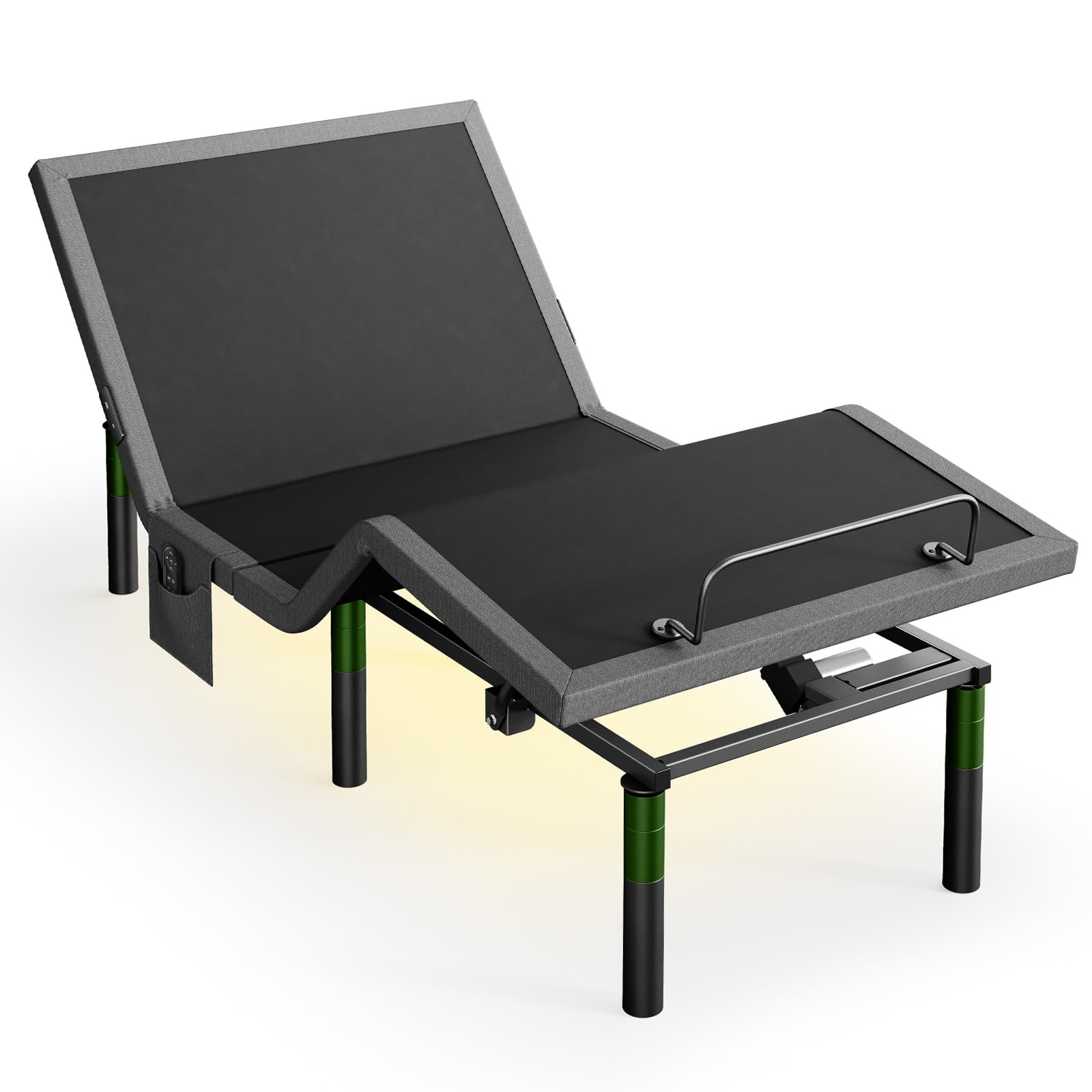 Photo 1 of Marsail MS01 Twin XL Adjustable Bed Base Frame, 4 Ports USB A&C Adjustable Bed Base with Under-Bed Nightlight, 3 Minutes Fast Assembly, Wireless Remote Control Adjustable Bed with 4 Height Options