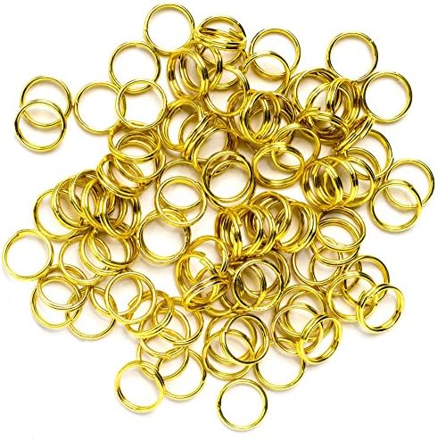 Cousin DIY 100pc 8mm Split Rings - Gold