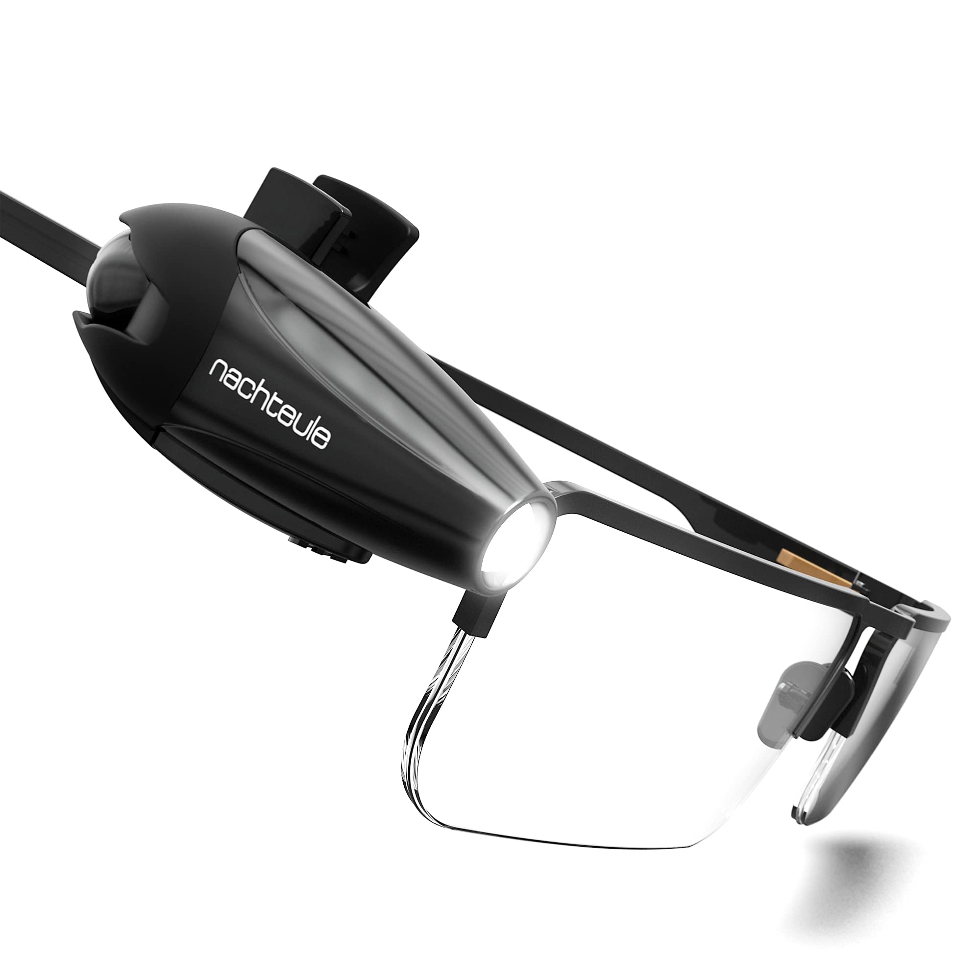 Reading light for the glasses "NACHTEULE" - easy clip on