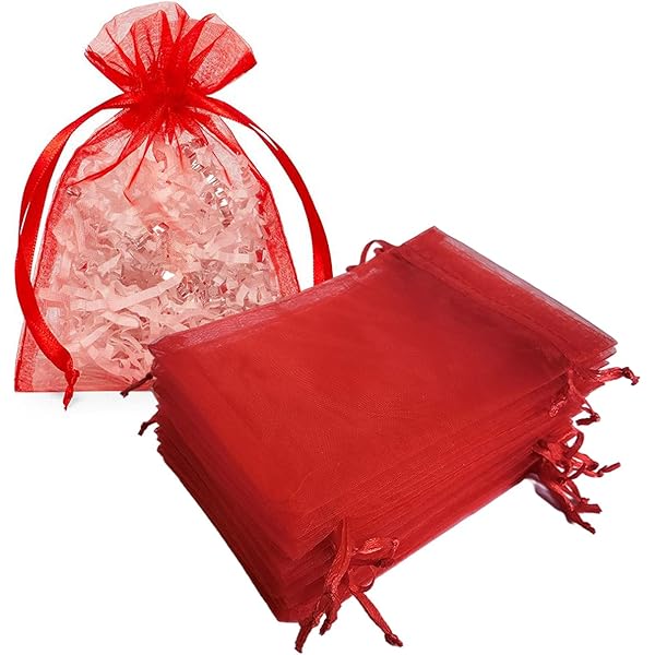 Amazon.com: Gmnosuw 50 Pcs Organza Drawstring Gifts Bags for