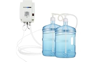 NC Double-Tube Bottled Drinking Water Machine Filter Purification Pump System Power 25W Pressure Value 60PSI, Flow 2L Speed 2