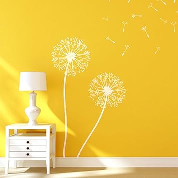 J BOUTIQUE plantillas de diente de león de flores plantillas para Wall art decor DIY como