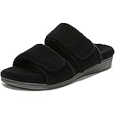 Vionic Women's Indulge Dessie Slipper -Comfortable Spa Slippers That Include a Built-in Concealed Orthotic that helps Correct Pronation and Alleviate Heel Pain Caused by Plantar Fasciitis, Med Width