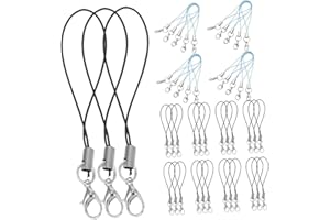 HEALSOPTHY 200pcs Cell Phone Wrist Straps Lobster Clasp Keyrings, Jewelry Making Cord Lanyards for DIY