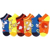 Bioworld Sonic the Hedgehog Characters 6-Pack of Kids' Ankle Socks