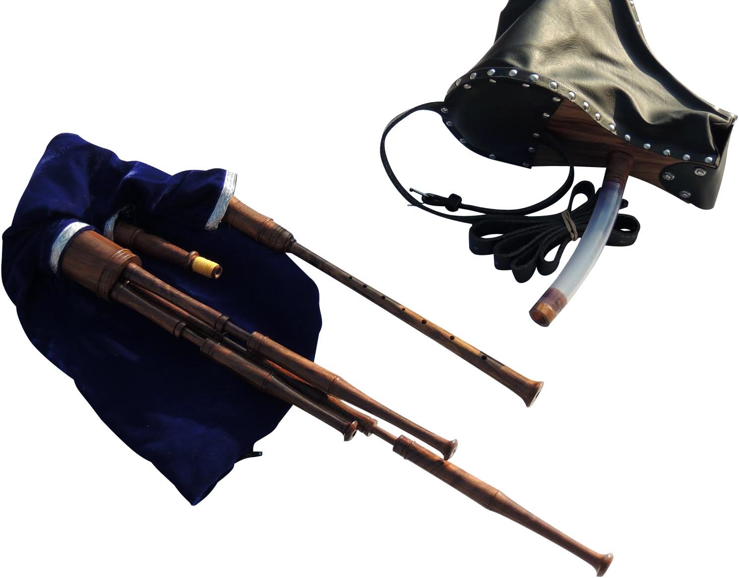 Scottish Smallpipes in Bb, Bellow Blown