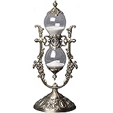 Hourglass Timer, 15 Minutes Embossed Golden Hourglass Timer,Used for Vintage Home Decoration, Office/Desk Decoration, Kitchen Wedding Gifts (P1-G42U-8VJR)