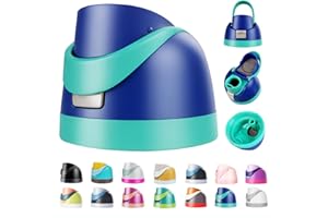 TideBloom Replacement Lid for Owala Freesip, One Button Water Bottle Top Lid Compatible with Owala Cup 16oz 24oz 32oz 40oz, B