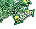 Moon Boat 18PCS St. Patrick's Day Shamrock Necklace Clover Green Bead Party Favors Irish Beer Decorations Supplies