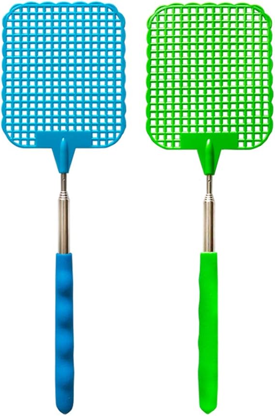 Fly Swatter Manual Extendable Fly Swatter Plastic Durable