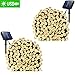 addlon 2 Pack Solar Xmas String Lights 72ft 22m 200 LED 8 Modes Solar Powered Starry Lighting Waterproof Christmas Fairy String Lights for Outdoor Gardens Path Homes Wedding Party Decor (Warm White)