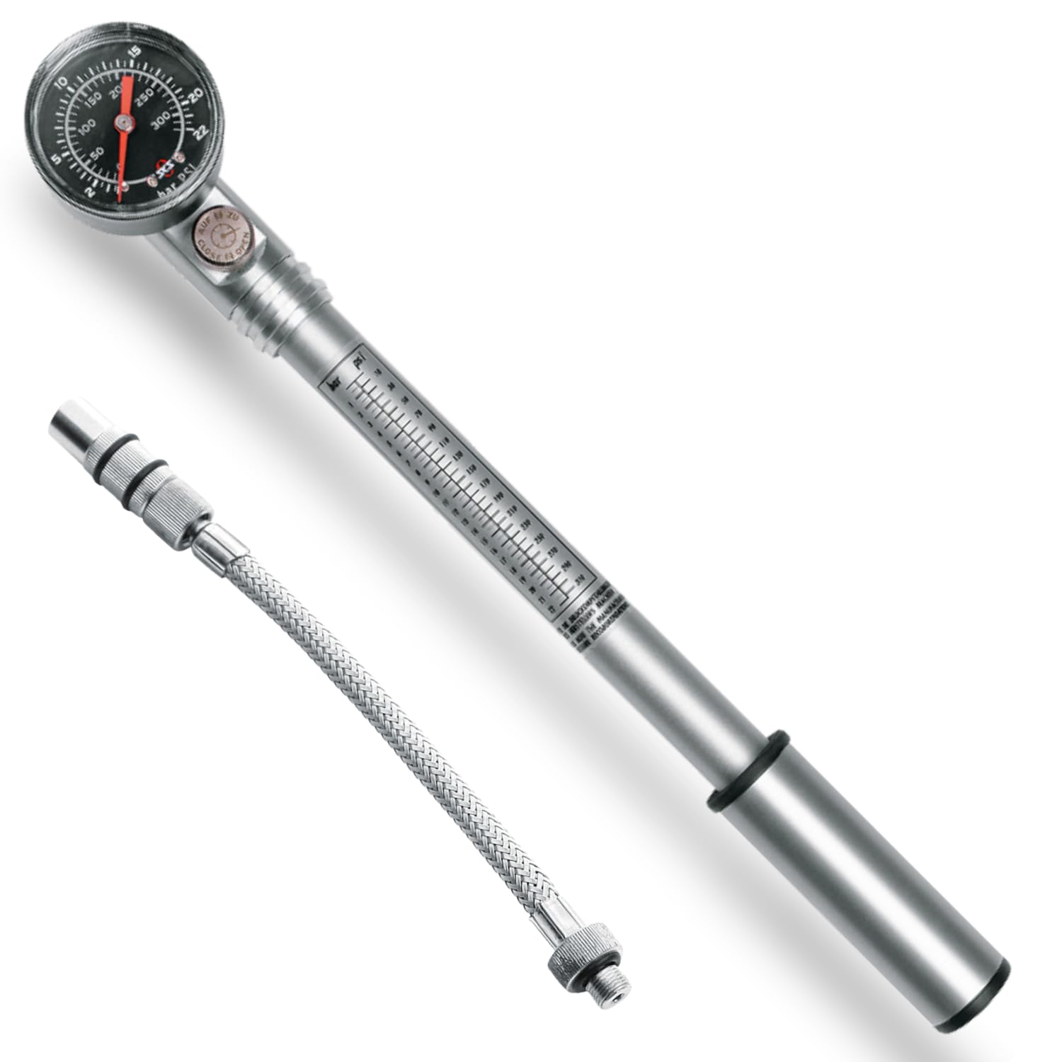 SKS air pump USP, professional shock pump, silver, one size