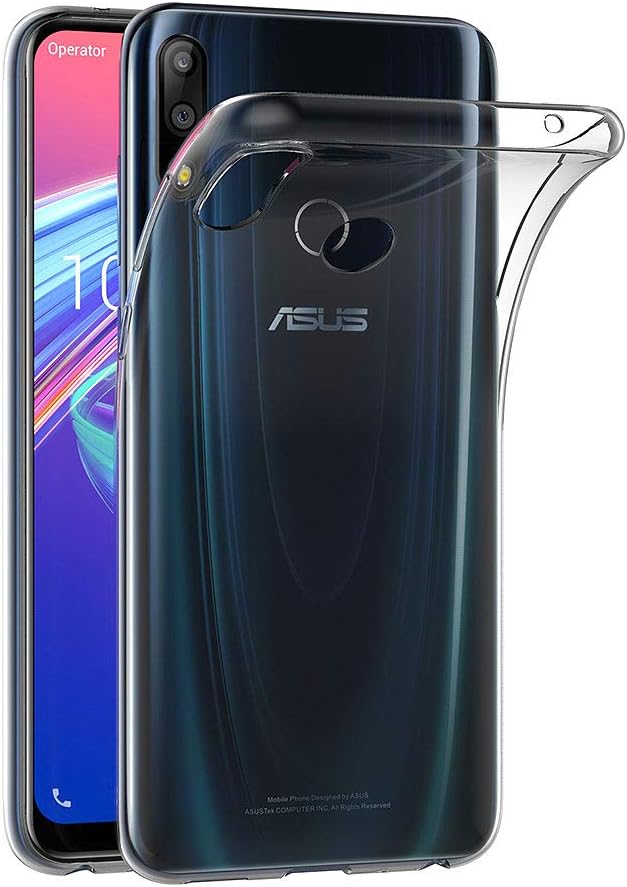AICEK Case Compatible for Asus Zenfone Max Pro (M2) ZB631KL, Transparent Silicone Cover for Asus Zenfone Max Pro (M2) ZB631KL Bumper Covers Clear Case (6.26 inch)