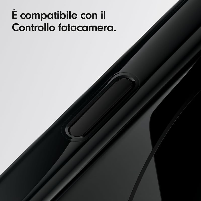 Custodia per iPhone 16 Pro – Custodia protettiva MagSafe, resistente ai graffi, sottile, fodera in microfibra – Nero notte