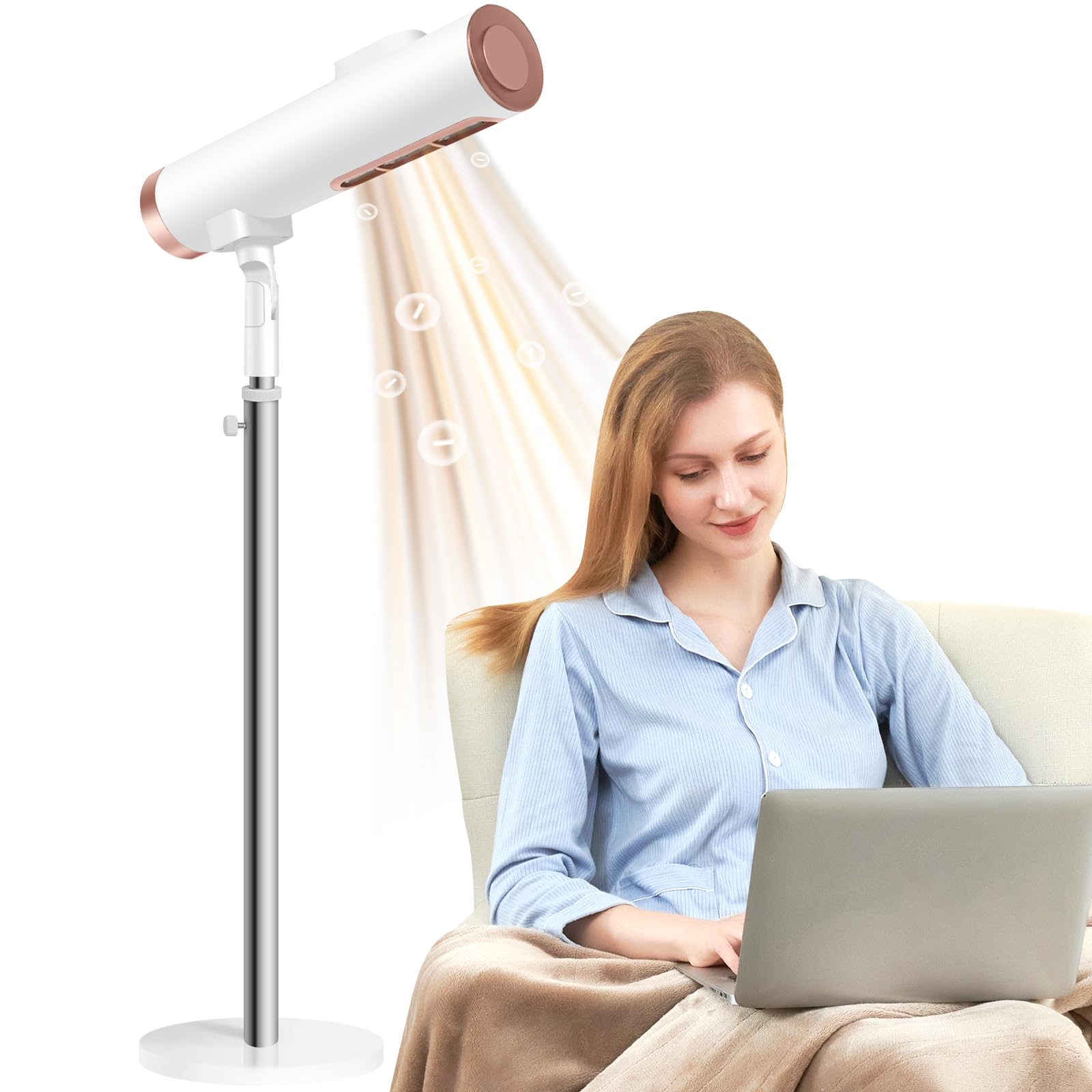 Photo 1 of Kerty Lazy Hair Dryer Stand Hands Free, 2024 Newest Stand Up Hair Dryer with Adjustable Height and Angle, A New Way To Use Hair Dryers for Home, Women, Elderly and Children
