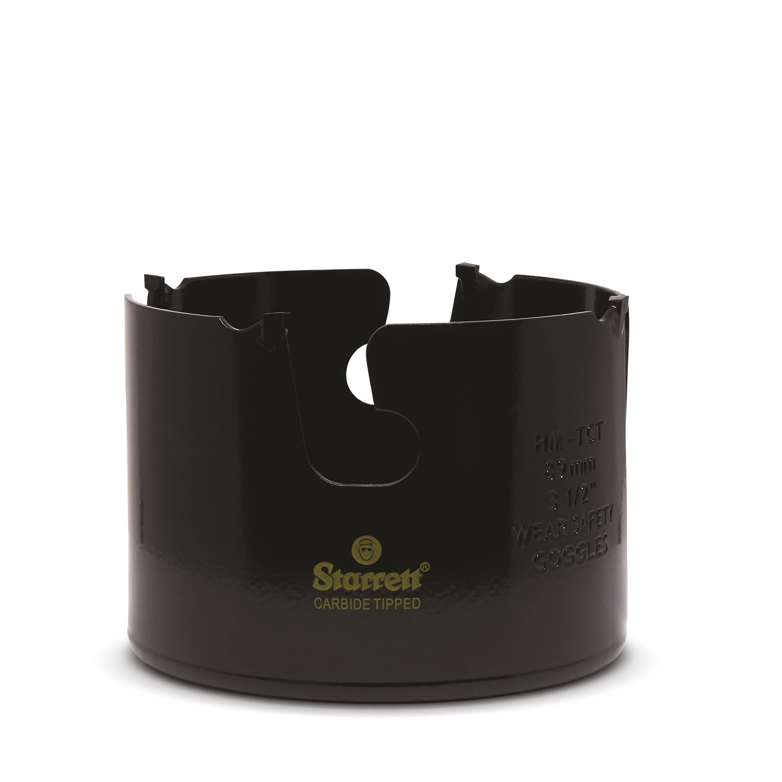 Starrett Tungsten Carbide Tipped Holesaw - MPH0312 Multi Purpose Cut TCT Hole Saw Cutter - For Wood MDF Plastics Ceramic Wall Tiles - 89mm