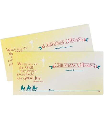 Custom Offering Envelope - Two Color - Steeple - Box Of 500