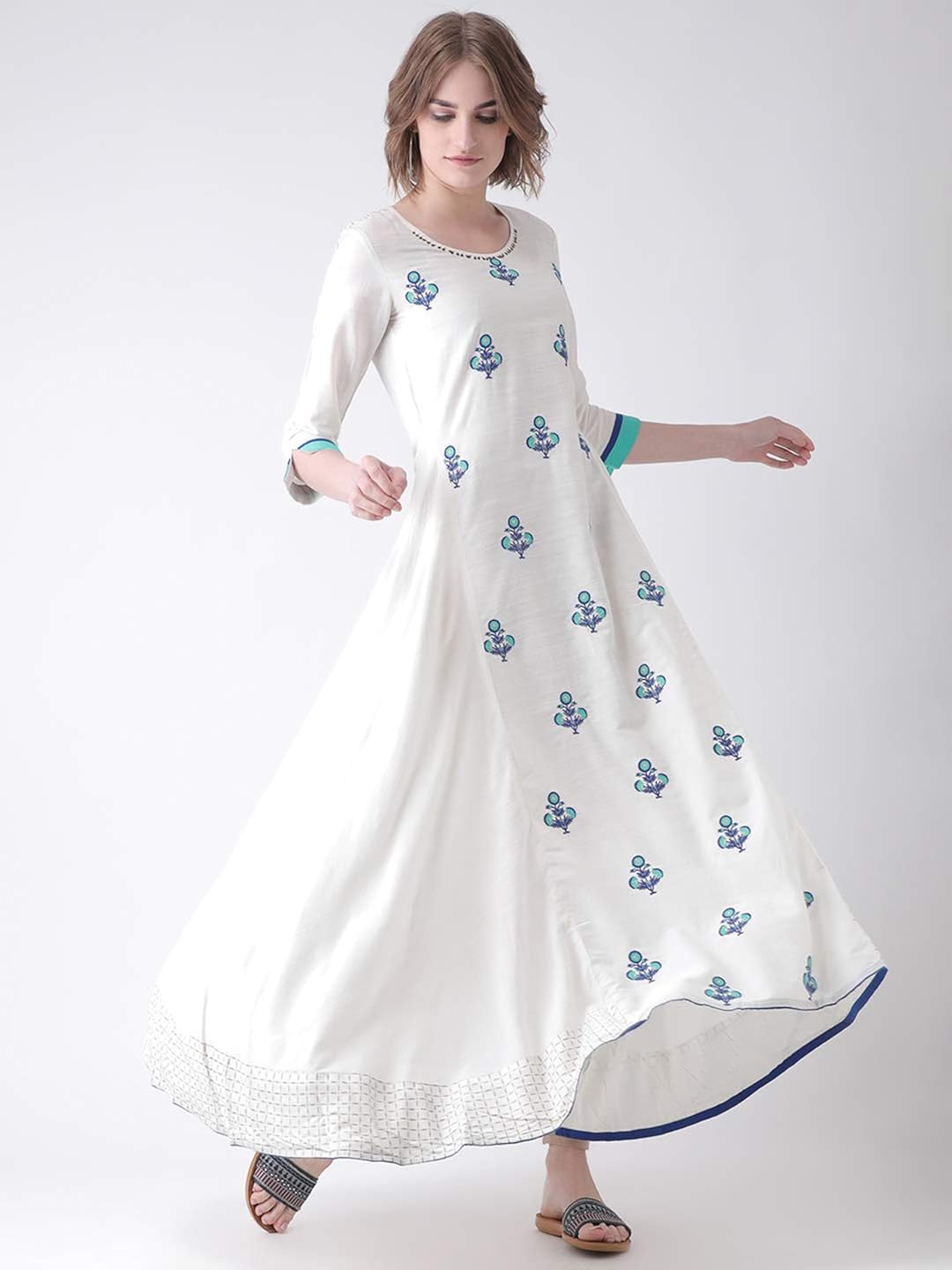 Span white kurta Clearance