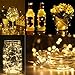 Adecorty Fairy Lights Battery Operated Mini Lights Battery Powered Fairy String Lights 16 Pack 7.2ft 20 LED Mini Battery Lights Firefly Lights for Wedding Crafts Table Reception Jars Vases Christmas
