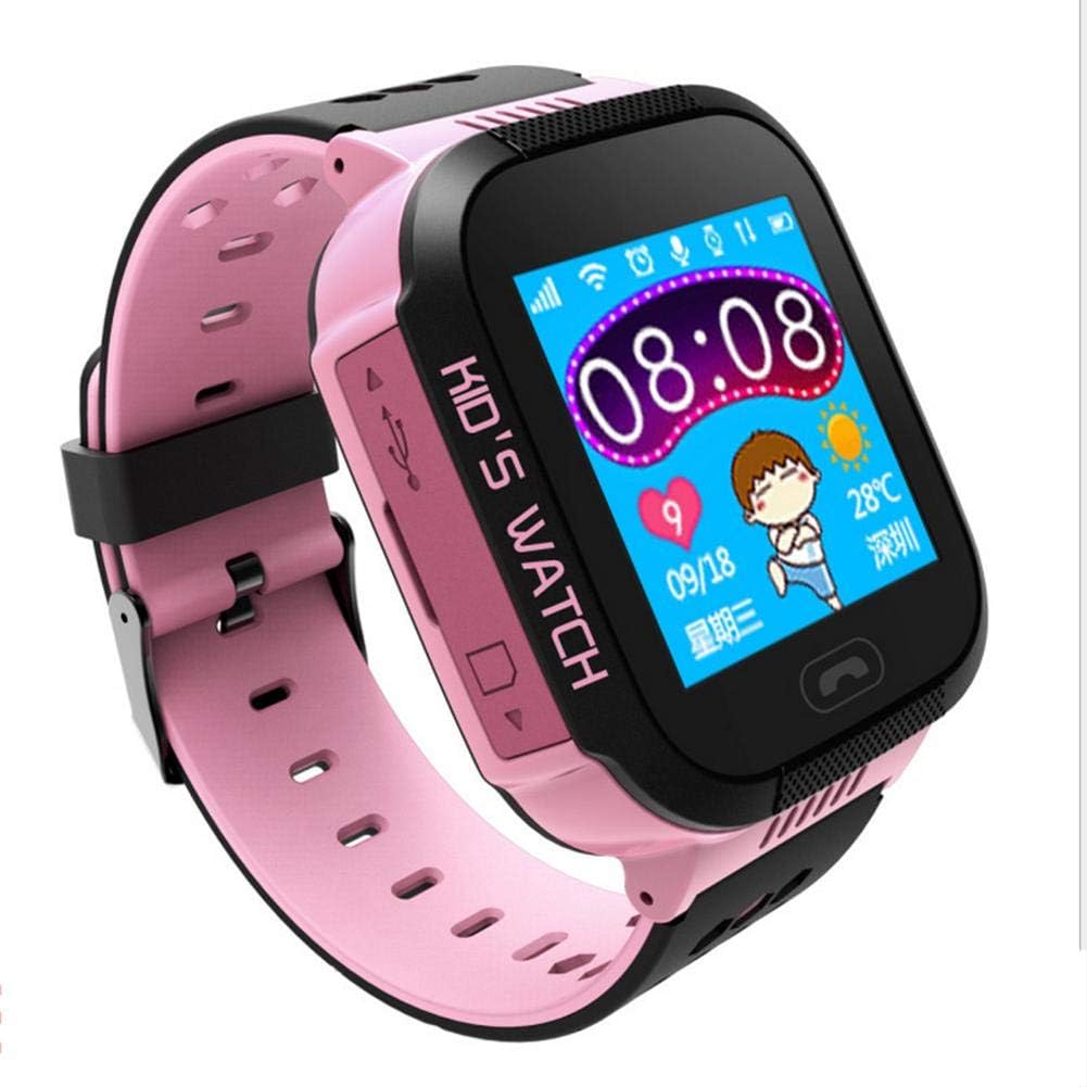 Smart Watch, 1.44" HD Touch Screen Kids Smart Watch Android iOS System Kids Mobile Watch Watch with Flashlight and Camera Smart Watch