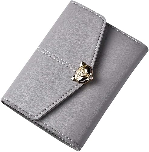 Amazon Fintier かわいい キツネ ミニ財布 レディース コンパクト 三つ折り 財布 カード入れ 女性用 ウォレット Fintier 財布