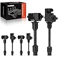 A-Premium Set of 6 Ignition Coil Pack Compatible with Nissan Maxima 1995-1999 Infiniti I30 1996-1999 V6 3.0L
