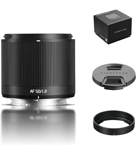 TTARTISAN Tilt 50mm F1.4 E-mount Compatível com câmeras sem