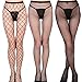 ENJOYNIGHT 3 Pairs Women's Hollow Out Fishnet Pantyhose Hight Tights,Type1,One Size
